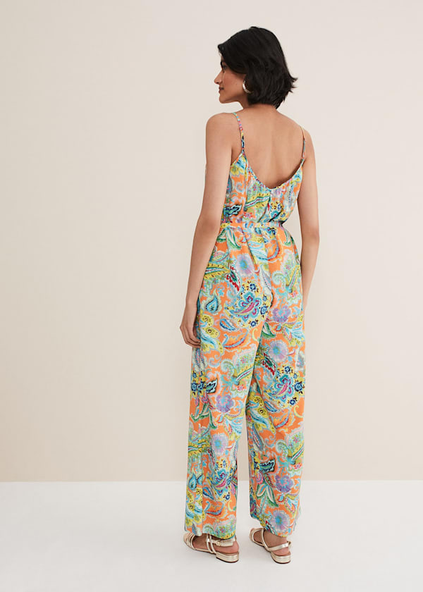 Lou Printed Paisley Boilersuit