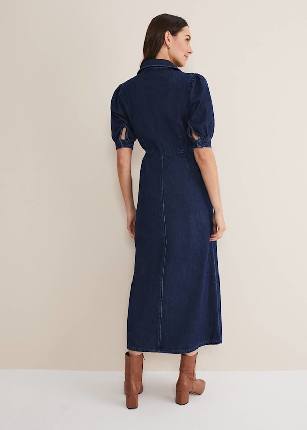 Cosette Denim Midaxi Dress
