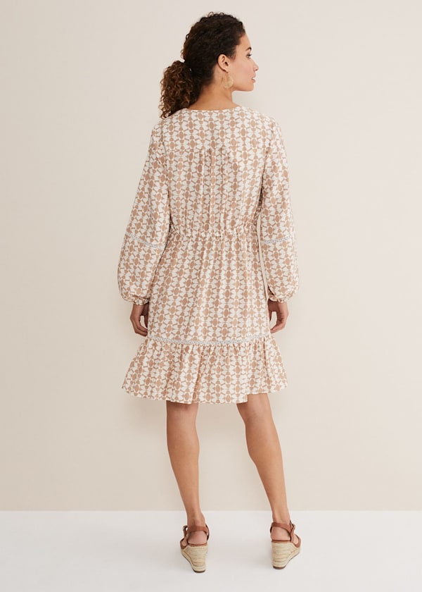 Kesia Geo Swing Mini Dress