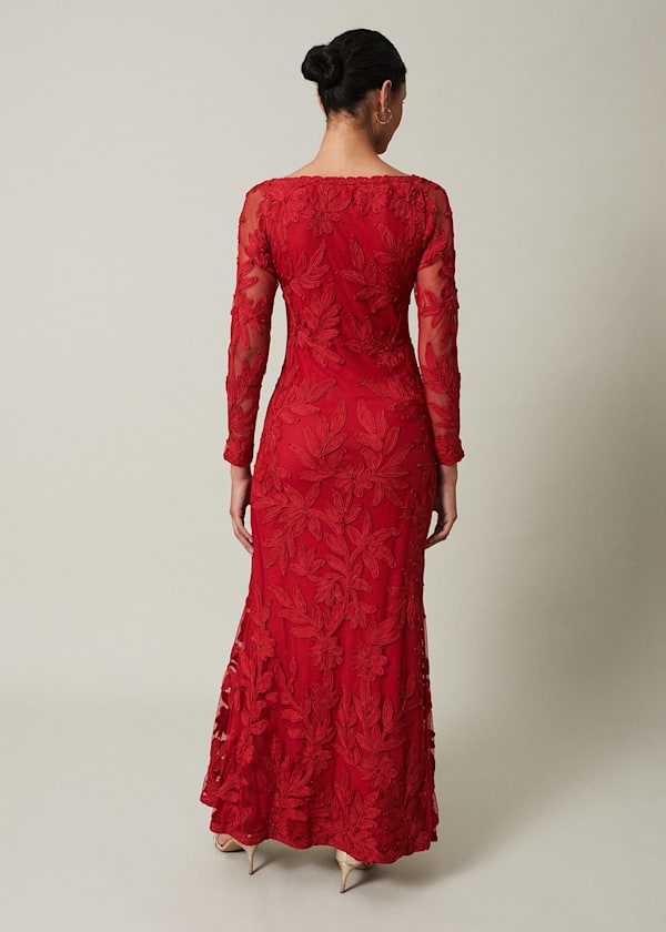 Alicia Tapework Maxi Dress