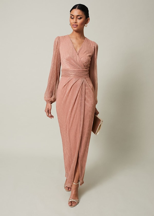 Brielle Shimmer Maxi Dress