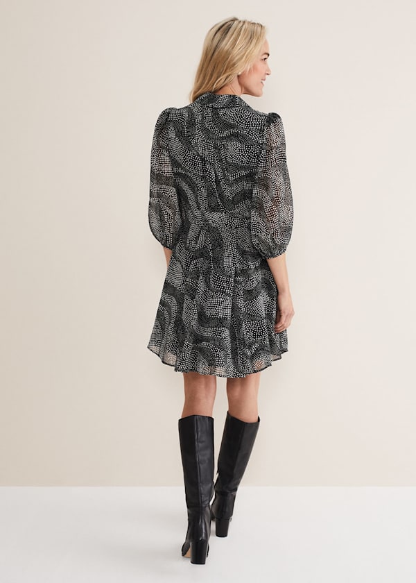 Miriam Chiffon Shirt Mini Dress