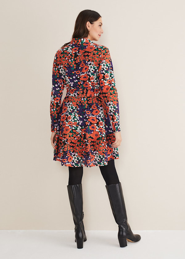 Kerri Cotton Floral Mini Dress