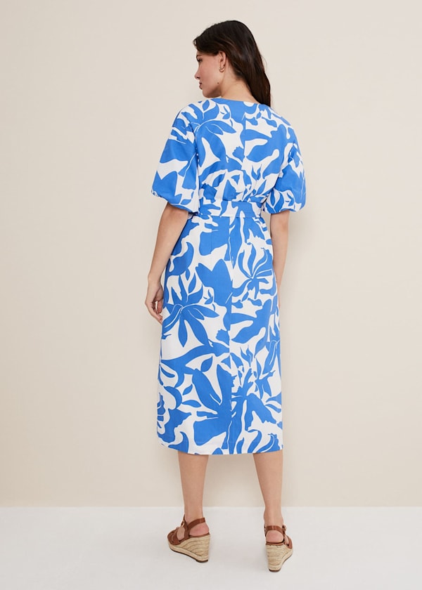 Sienna Cotton Two Colour Midi Dress