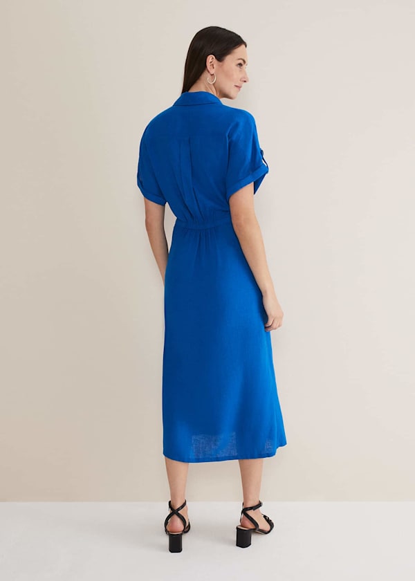 Yasse Linen Shirt Dress