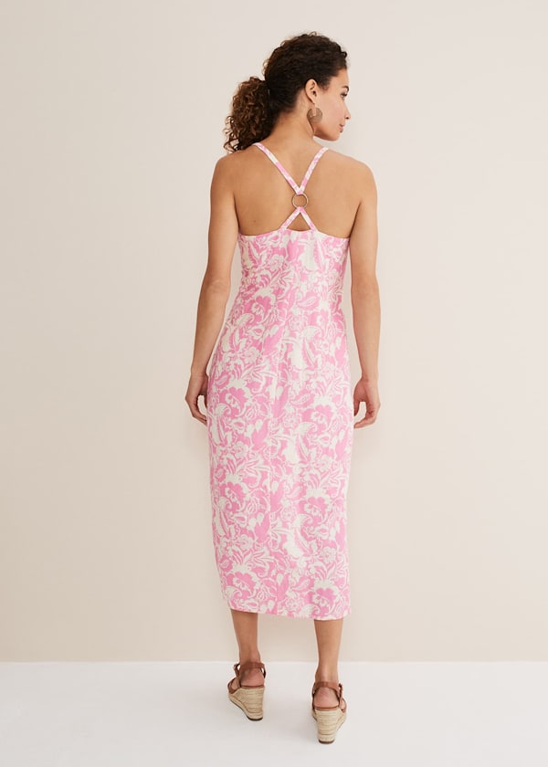 Monroe Paisley Midi Dress