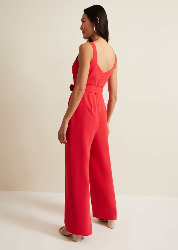 Charlize Belted Jumpsuit