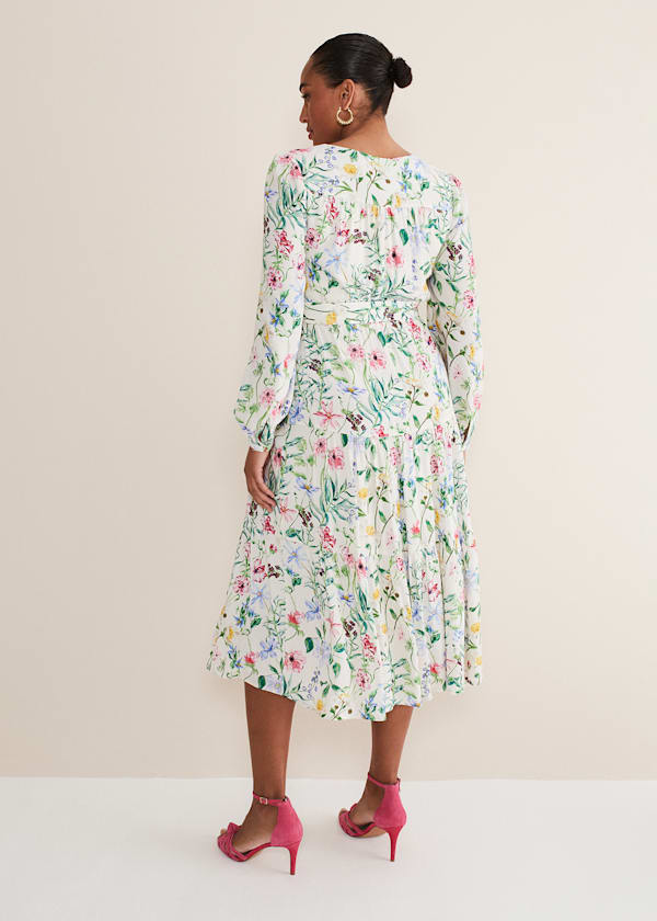 Maya Floral Midaxi Dress