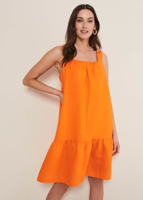 Mandy Linen Swing Dress