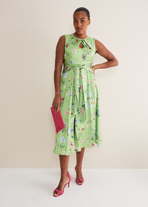 Corrin Floral Midi Dress