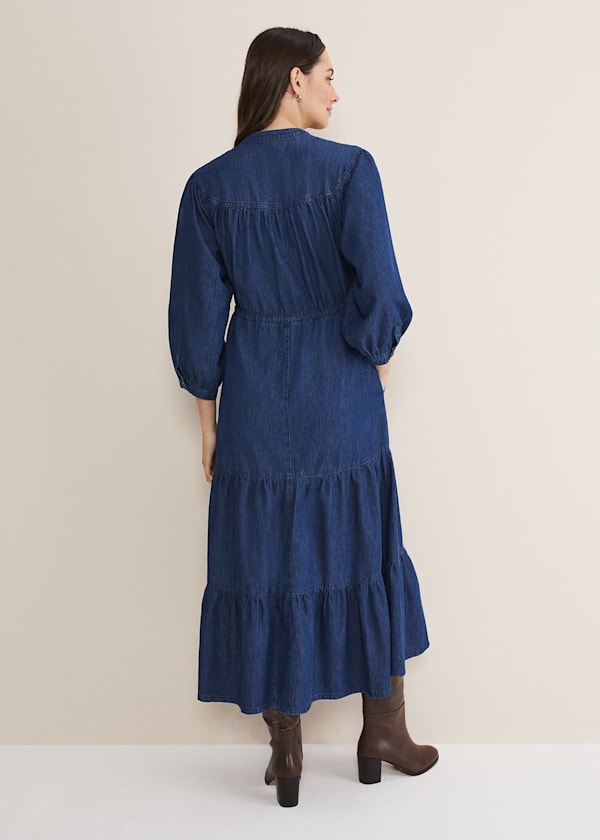 Talulla Tiered Denim Dress