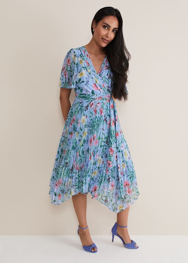 Petite Kendall Floral Midi Dress