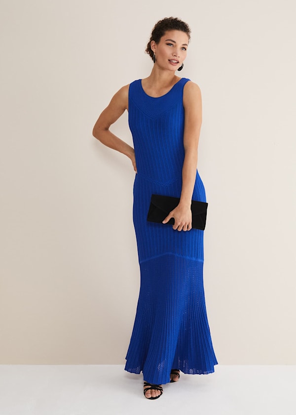 Willow Knitted Pointelle Maxi Dress