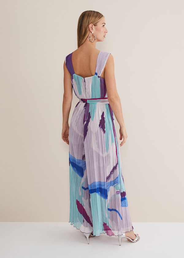 Rhona Abstract Wide Leg Jumpsuit