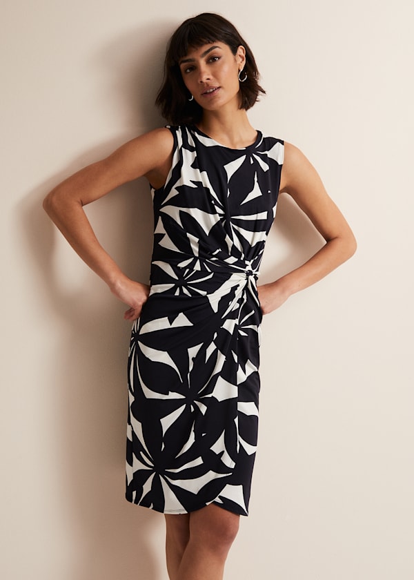 Joanna Bodycon Leaf Dress