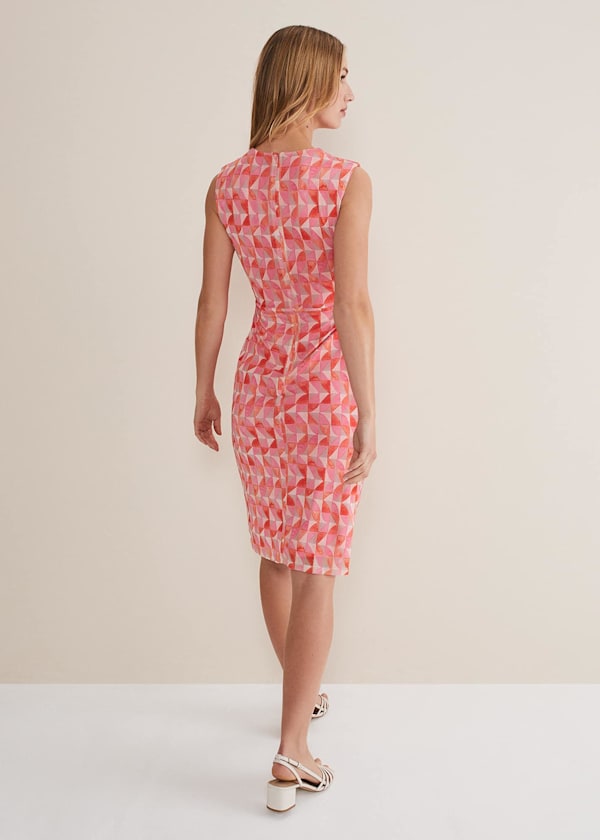 Khy Geo Wrap Mini Dress