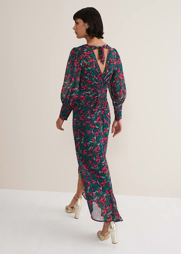Hyacinth Floral Midi Dress