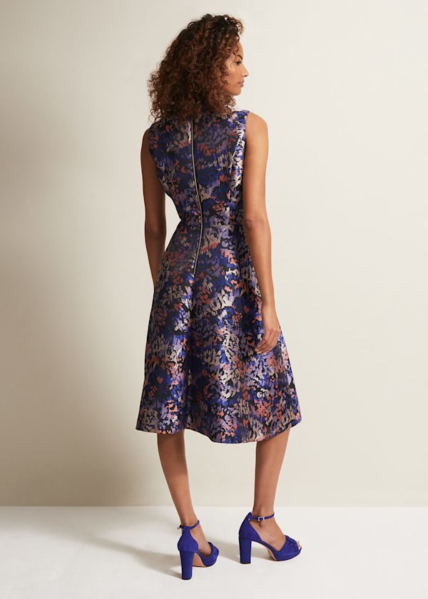 Adonia Abstract Jacquard Dress