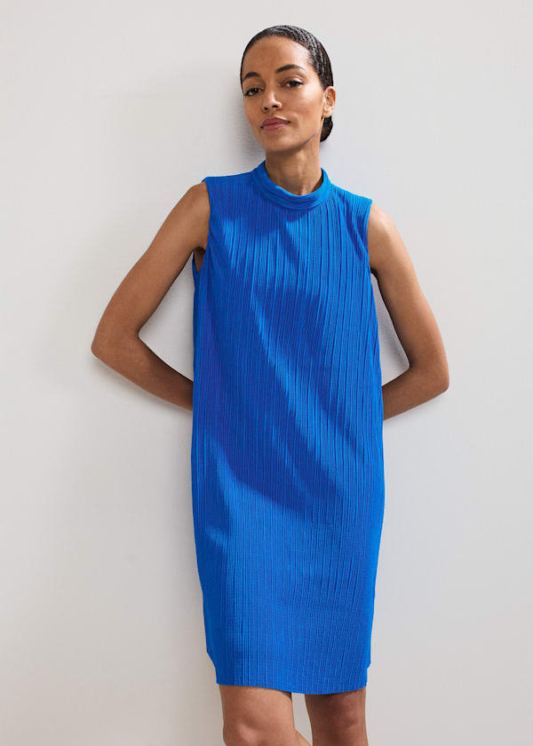 Betsie Plisse Swing Dress