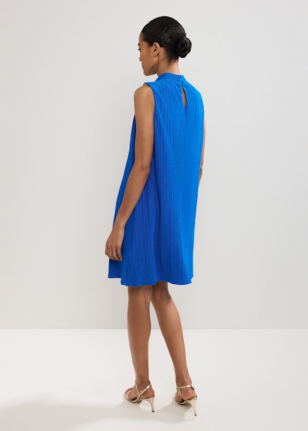 Betsie Plisse Swing Dress