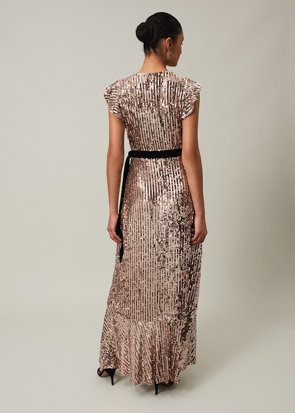 Enja Sequin Maxi Dress
