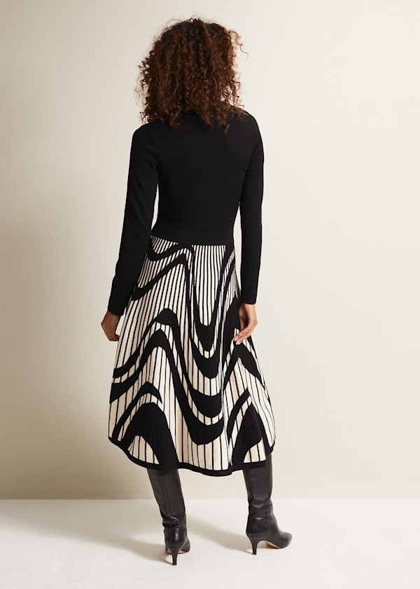 Silvia Fit And Flare Midi Dress