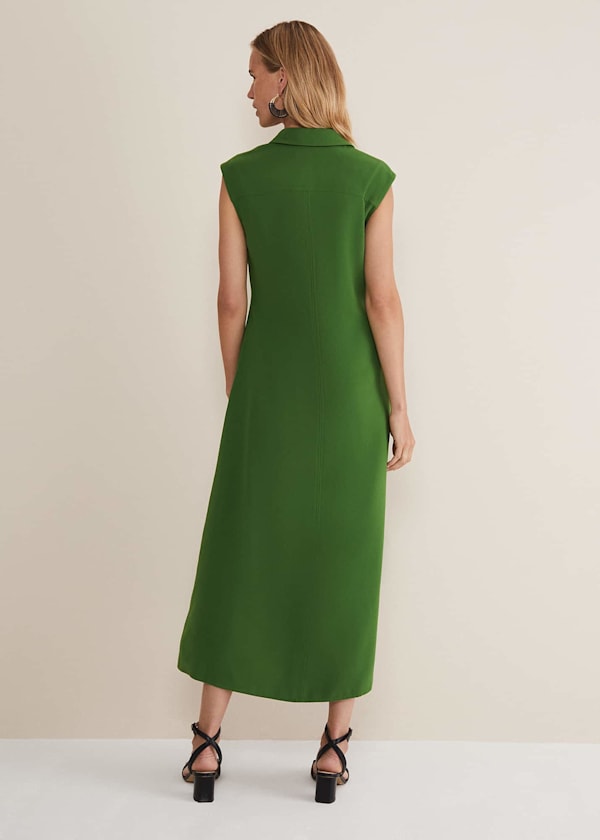 Janine Green Maxi Dress