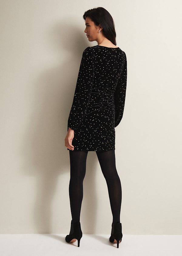 Adele Velvet Mini Dress