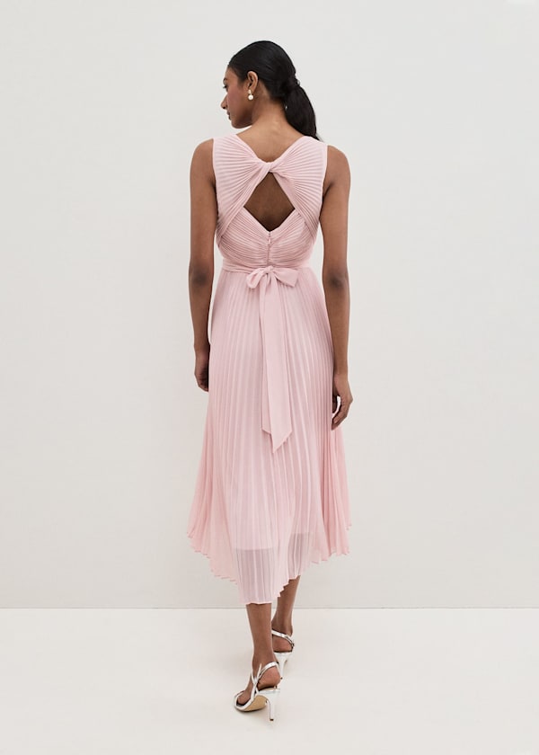 Cressida Pleated Midi Dress