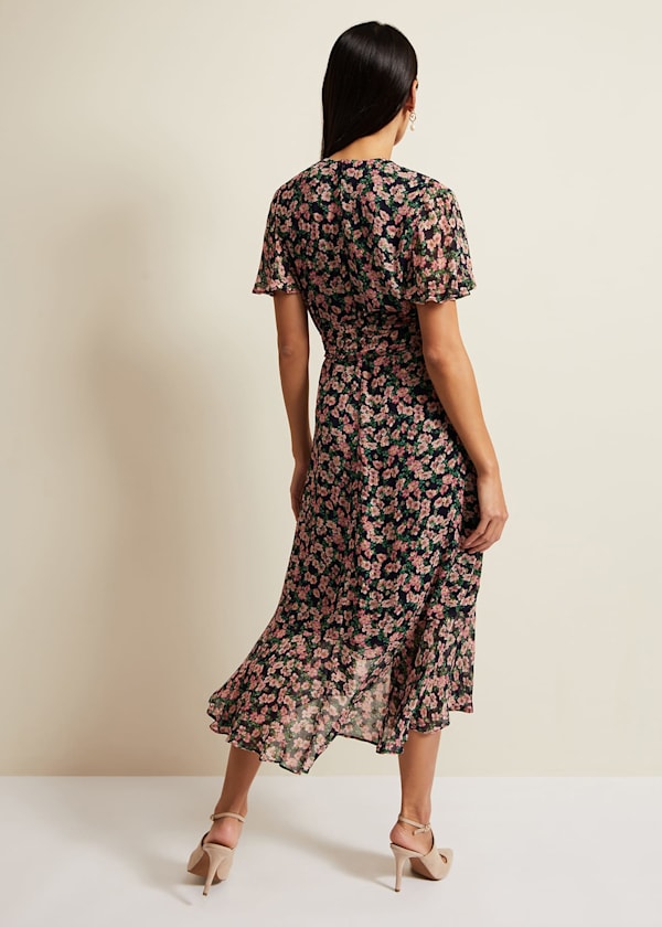 Juliette Fil Coupe Print Dress