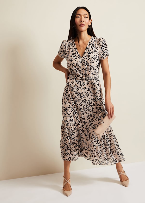 Amy Floral Midi Dress