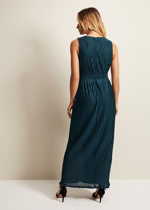 Suhanna Pleated Maxi Dress