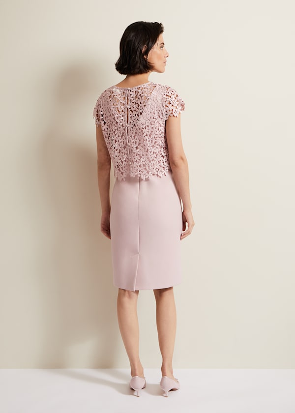Daisy Lace Midi Dress