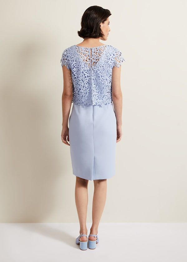 Daisy Lace Double Layer Dress