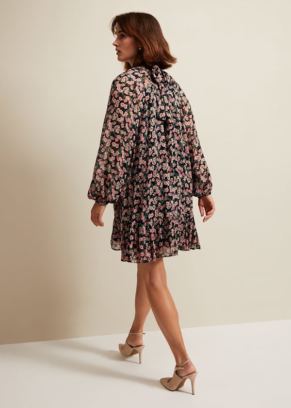 Betty Floral Print Swing Dress