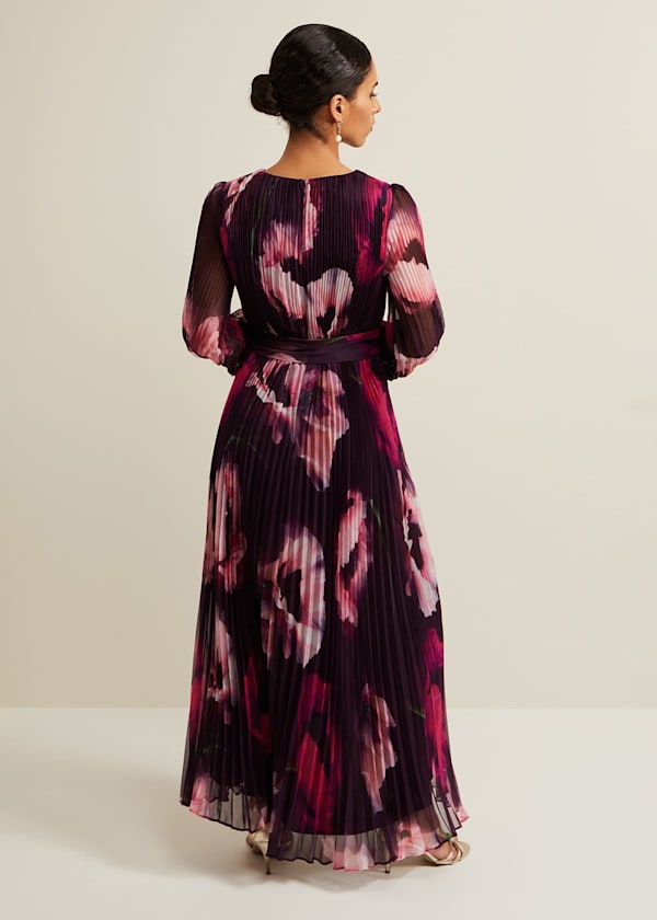 Petite Isadora Rose Printed Maxi Dress