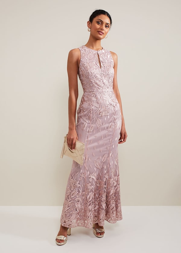 Jaclyn Embroidered Maxi Dress