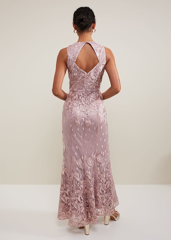 Jaclyn Embroidered Maxi Dress