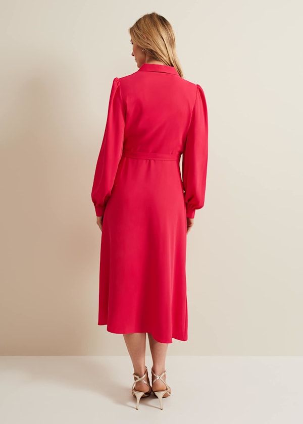Philippa Long Sleeve Midi Dress