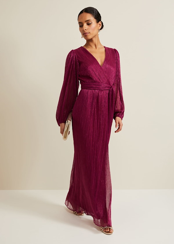 Petite Brielle Wrap Maxi Dress