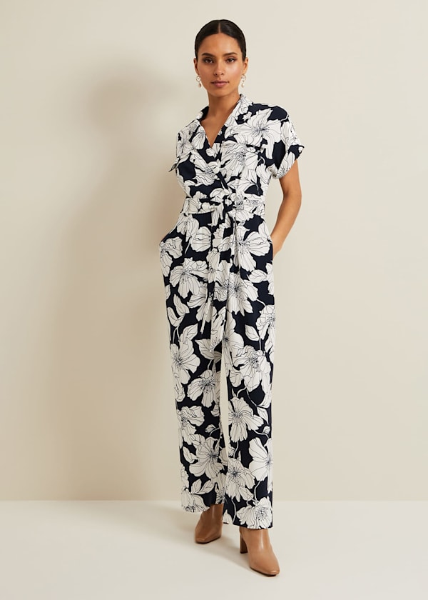 Petite Constance Floral Jumpsuit