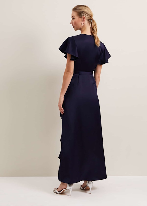 Arabella Satin Maxi Dress
