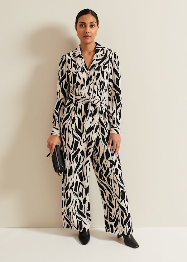 Petite Constance Geo Jumpsuit