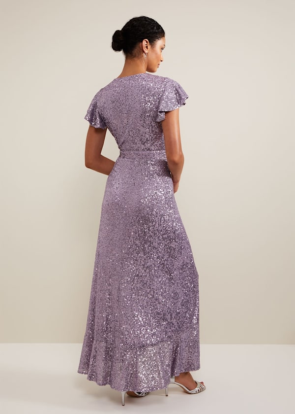 Carina Sequin Maxi Dress