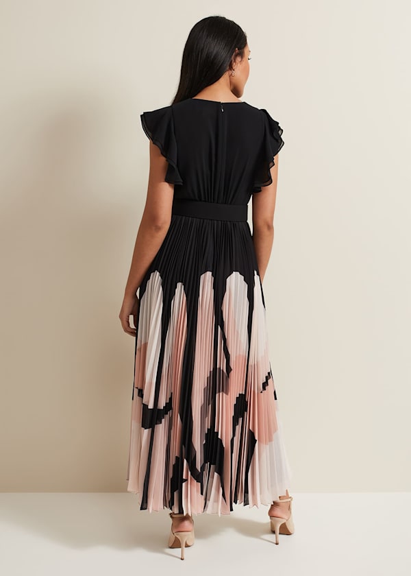 Petite Isla Printed Skirt Maxi Dress