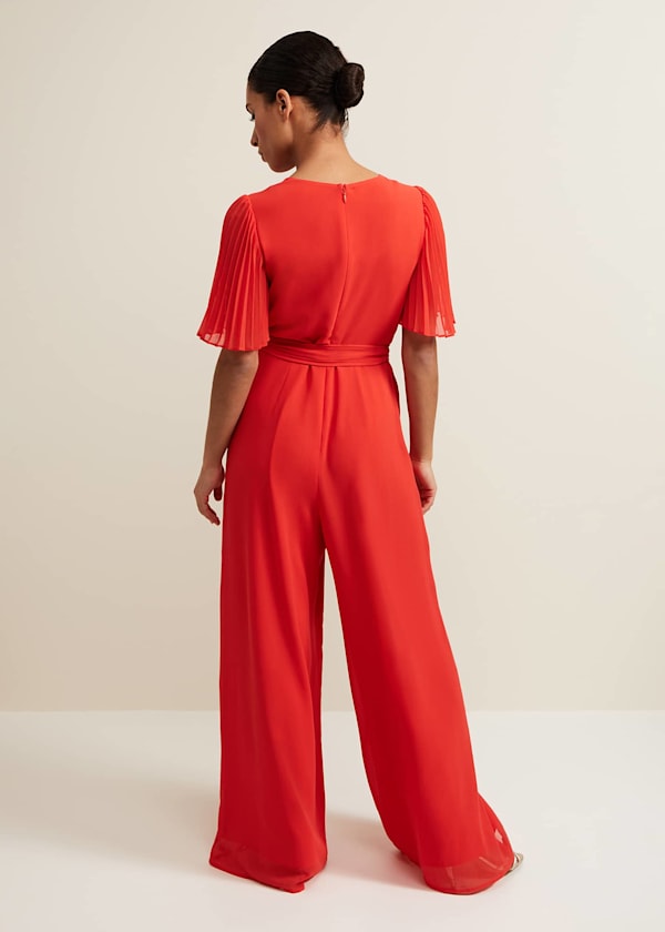 Petite Kendall Pleat Jumpsuit