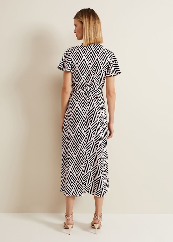 Julissa Print Wrap Dress