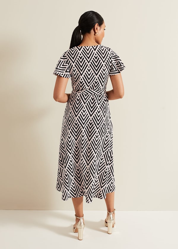Petite Julissa Print Wrap Dress