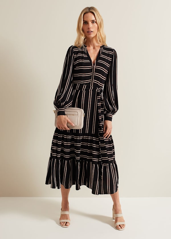 Laura Stripe Midaxi Dress