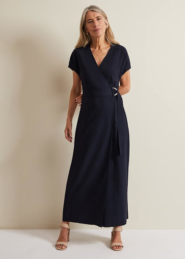 Liv Wrap Midi Dress